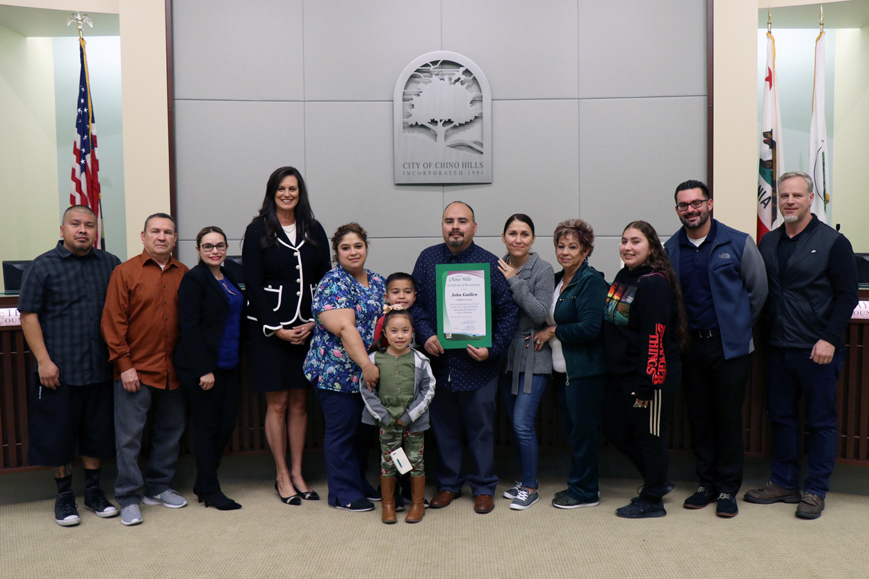 Semi Annual Highlighted Volunteer John Guillen and Family